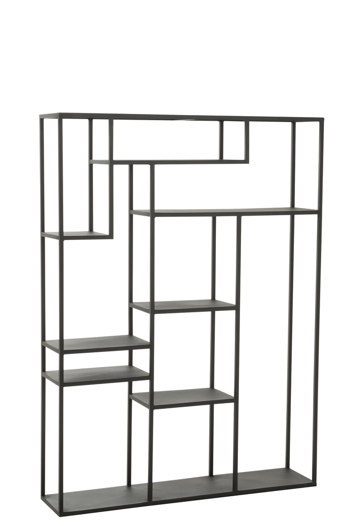 [85536] Rack Irregular Shelf Metal Black