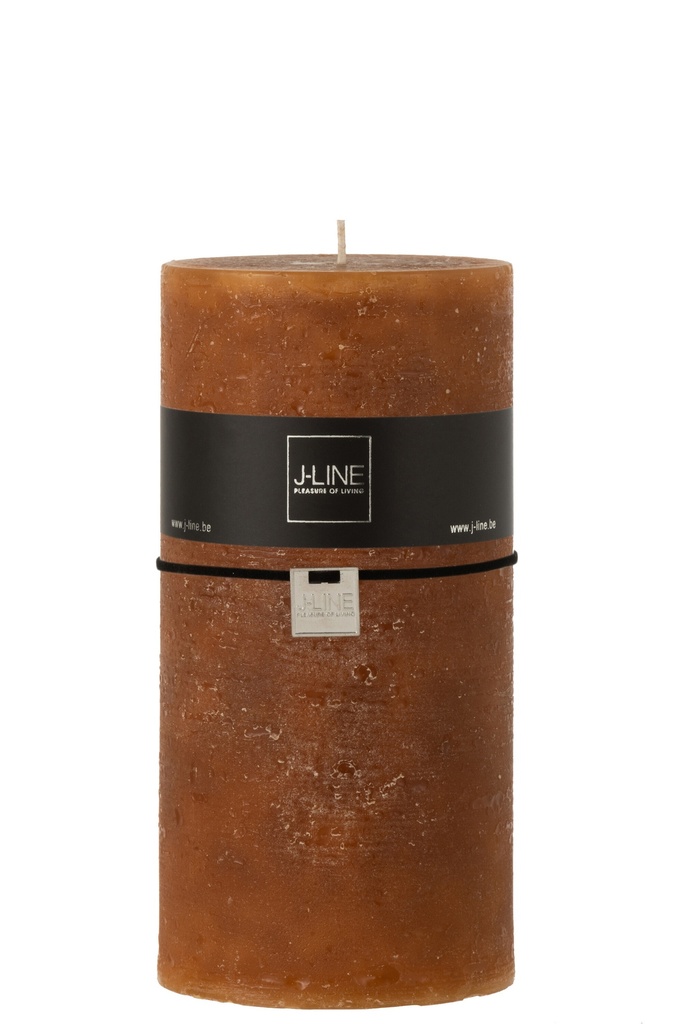 [8689] Cylinder Candle Caramel Xxl 150H