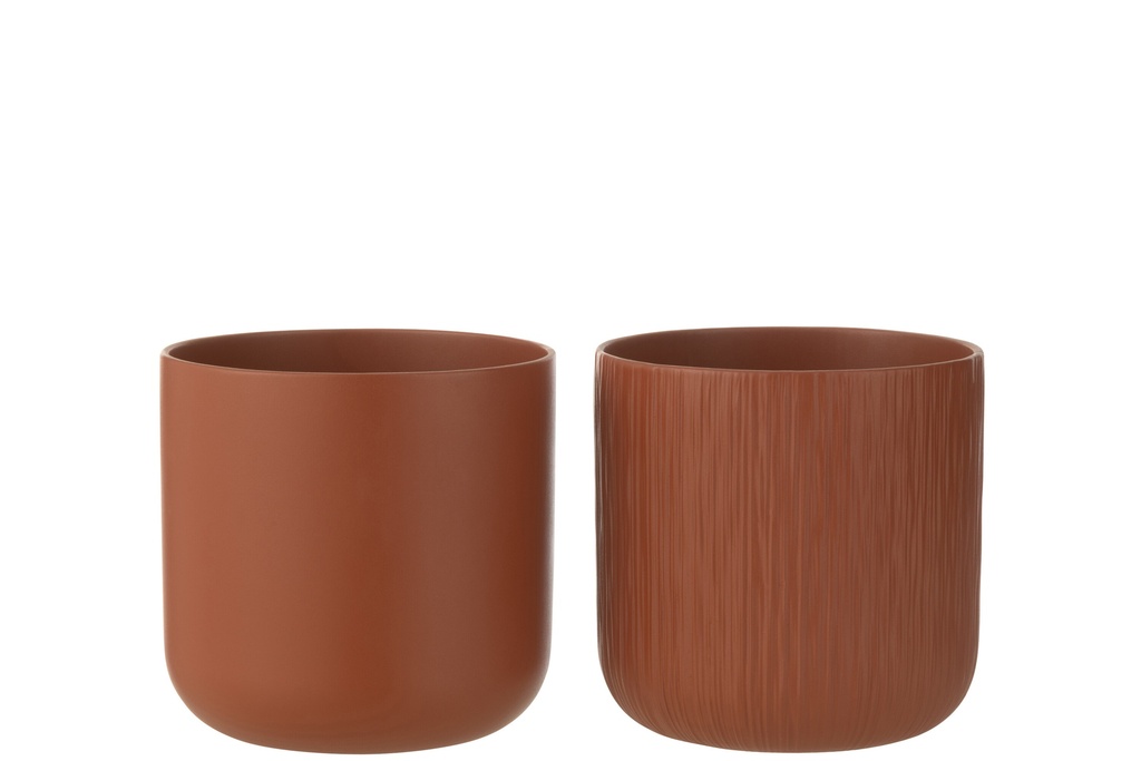 Flowerpot Gen Ceramic Brown Extra