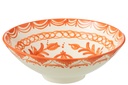 Lebrillo Bowl Granada Ceramic White/Orange