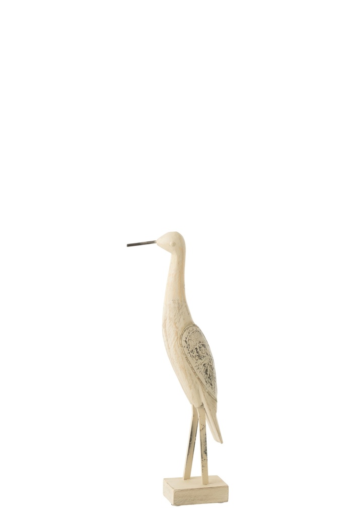 Decoration Bird Mango Wood/Metal Mix