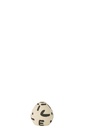 Vase Kira Round Stoneware White/Black