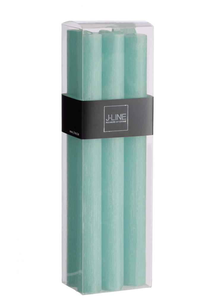 Box 6 Table Candles Aqua