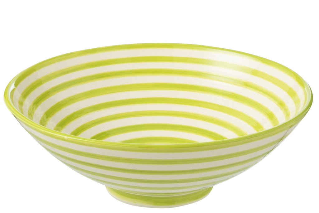 Lebrillo Bowl Granada Stripes Ceramic