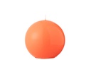 Bougie Boule Cire Fluo Rouge-30