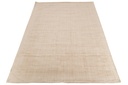 Tapis Rectangle Viscose Coton Beige
