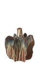 Vase Naga Ceramic Rusty Brown