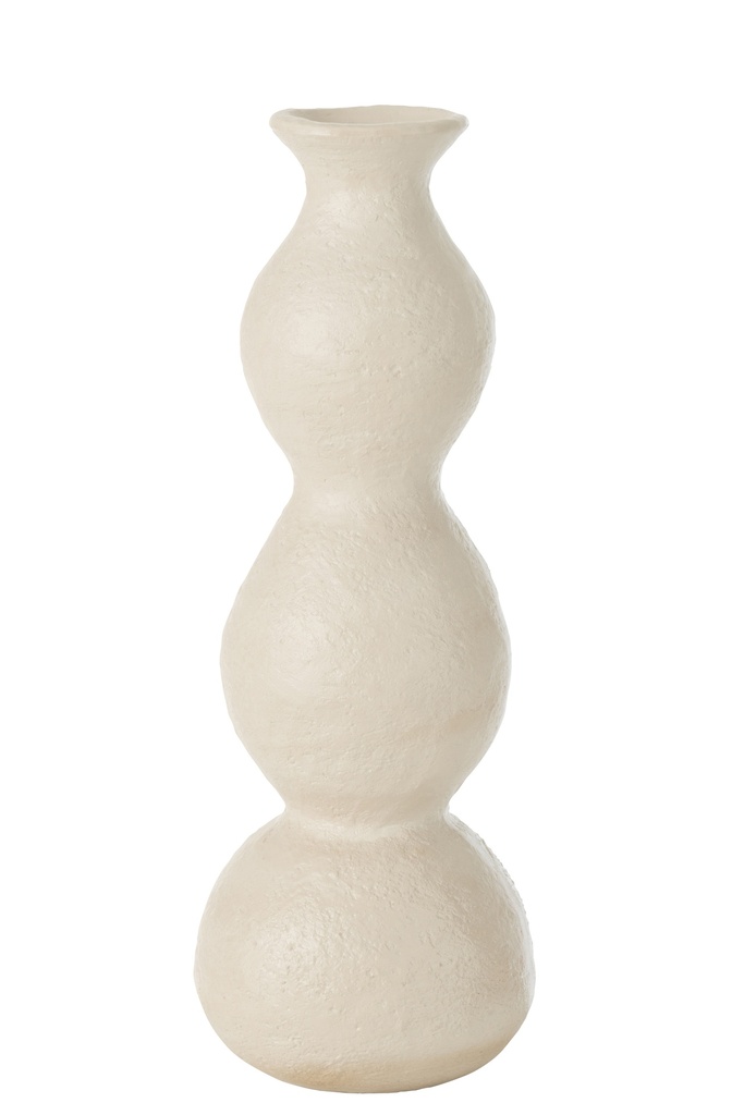 Candleholder Olina Ceramic Cream Large
