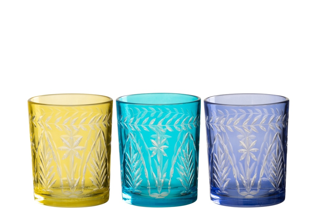 Tealight Holder Tarifa Glass Mix