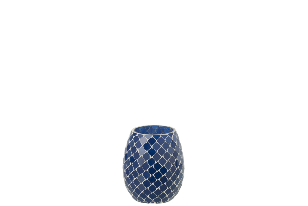 Scented Candle Mia Mosaic Blue