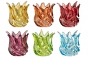 Tealight Holder Popa Glass Mix