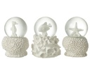 Waterglobe Sea Polyresin White L