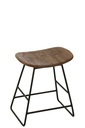 Tabouret Rectangulaire Recyclé Teck Naturel