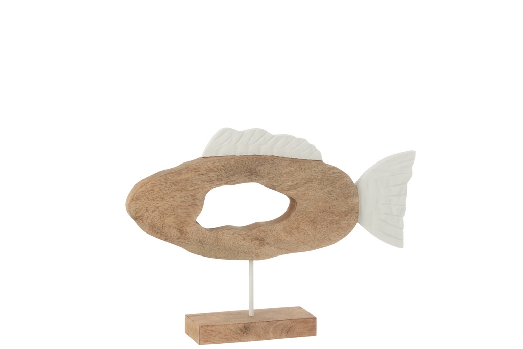 Fish Oval On Stand Mango