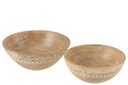 Set Of 2 Bowls Beads Mango