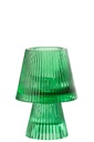 Bougeoir Chapeau Verre Vert