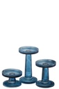 Lot de 3 bougeoirs Nelly