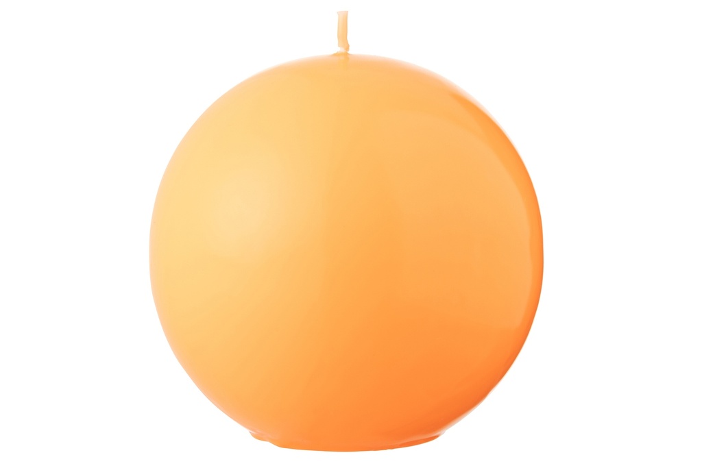 Bougie Boule Cire Fluo Orange-50