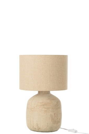 [53868] Table Lamp Mia Terracotta Beige