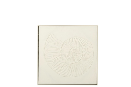 [52388] Painting Shell Acrylic/Canvas White
