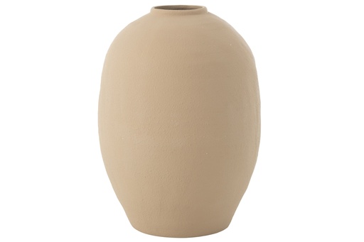 [53312] Vase Cassia Ovale Argile Naturelle