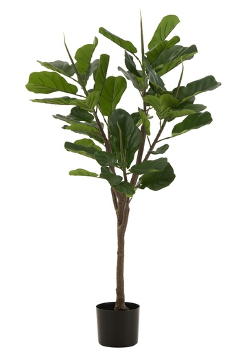 [22027] Fiddle Leaf Fig Plastic Green