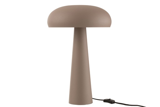 [59033] Lampe de table en fer taupe