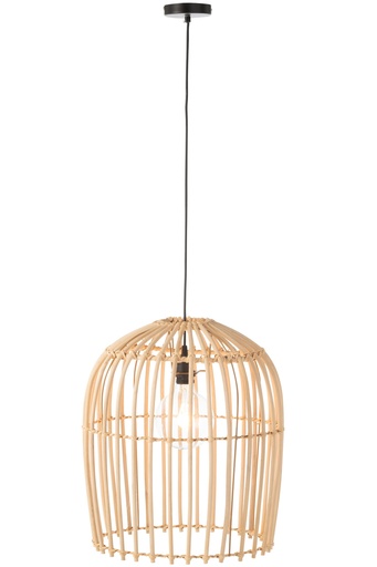 [46299] Lampe suspendue en rotin naturel