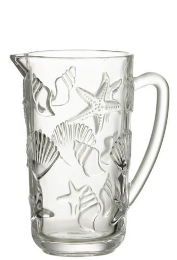 [42452] Water Jug Sea Glass Transparent