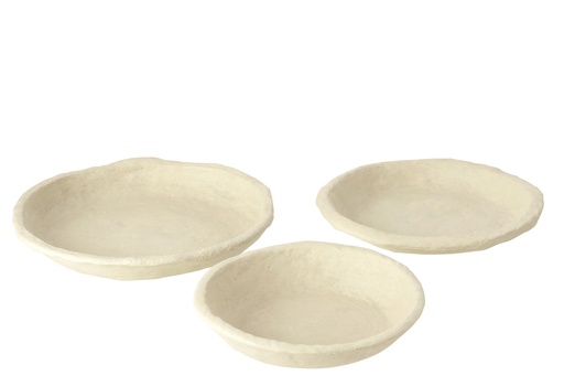 [11225] Set Of 3 Bowls Chad Papier