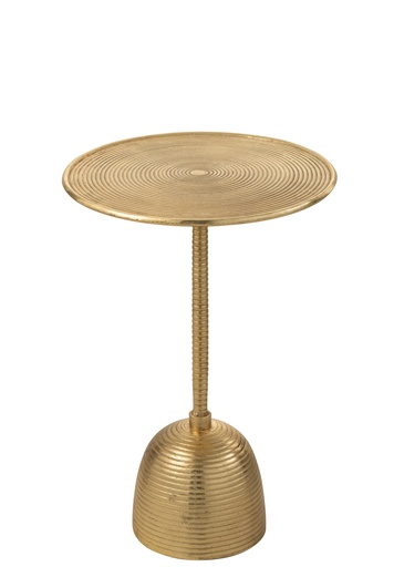[36318] Table D'appoint Lera Aluminium Or