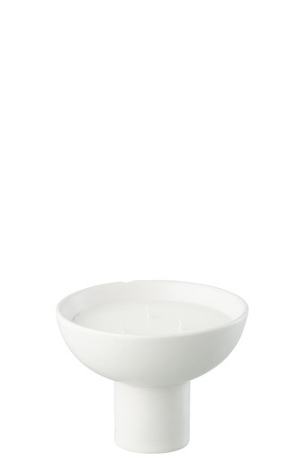 [45522] Scented Candle Ceramic Cup White