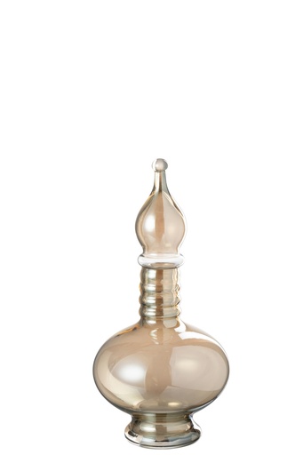 [48082] Vase+Cap Phial Deco Joey Glass