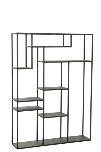 [85536] Rack Irregular Shelf Metal Black